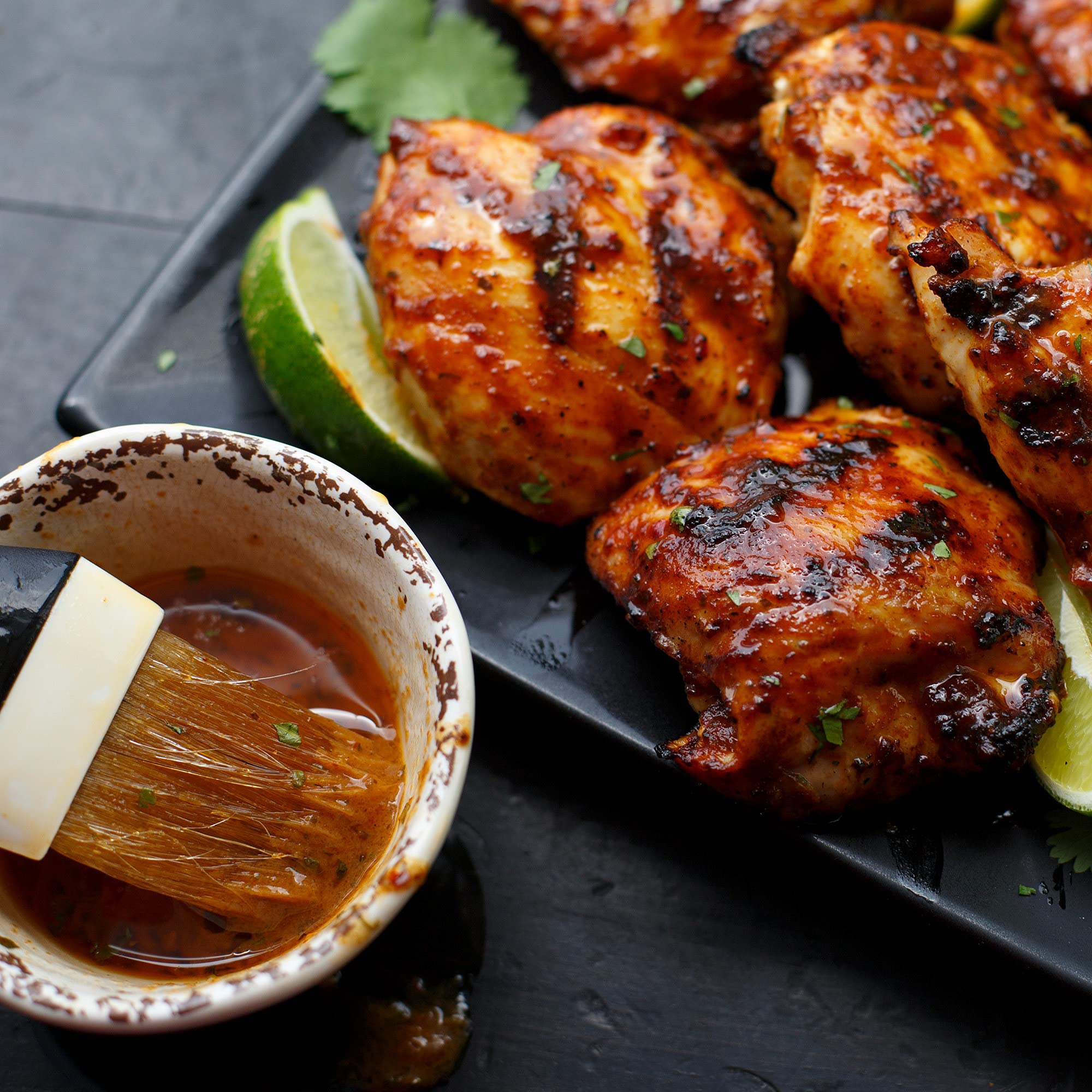 McCormick Grill Mates Smokehouse Mesquite marinating setup flavors up to 2 lbs of meat.
