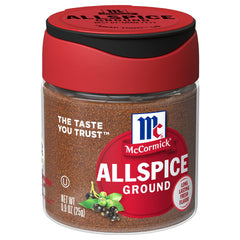 McCormick Ground Allspice berries image; hand-picked berries for peppery sweetness.