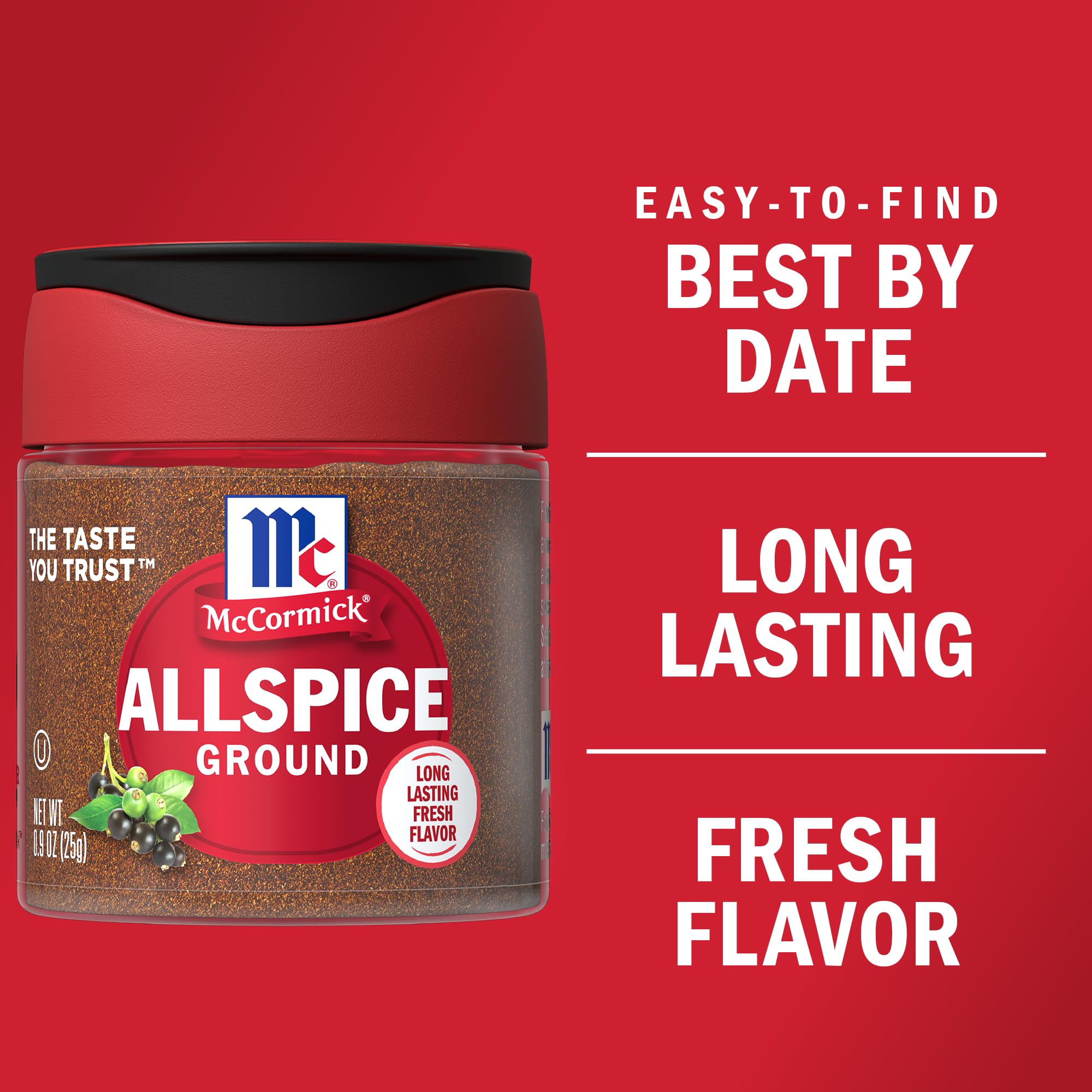 McCormick Ground Allspice in gingerbread cookies image; adds cozy warmth.