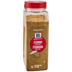 McCormick Ground Cumin bottle on pantry shelf adding earthy warmth to meals.