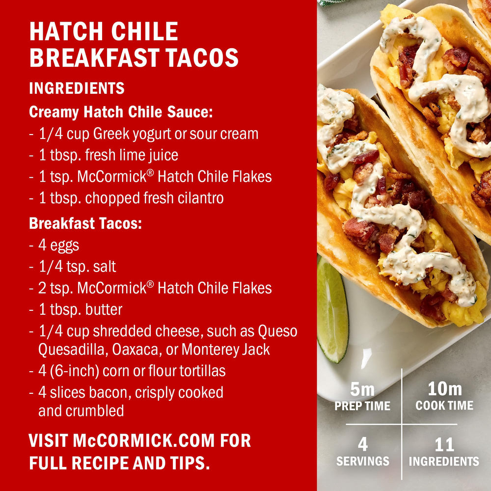 McCormick Hatch Chile Pepper crushed atop deviled eggs for color