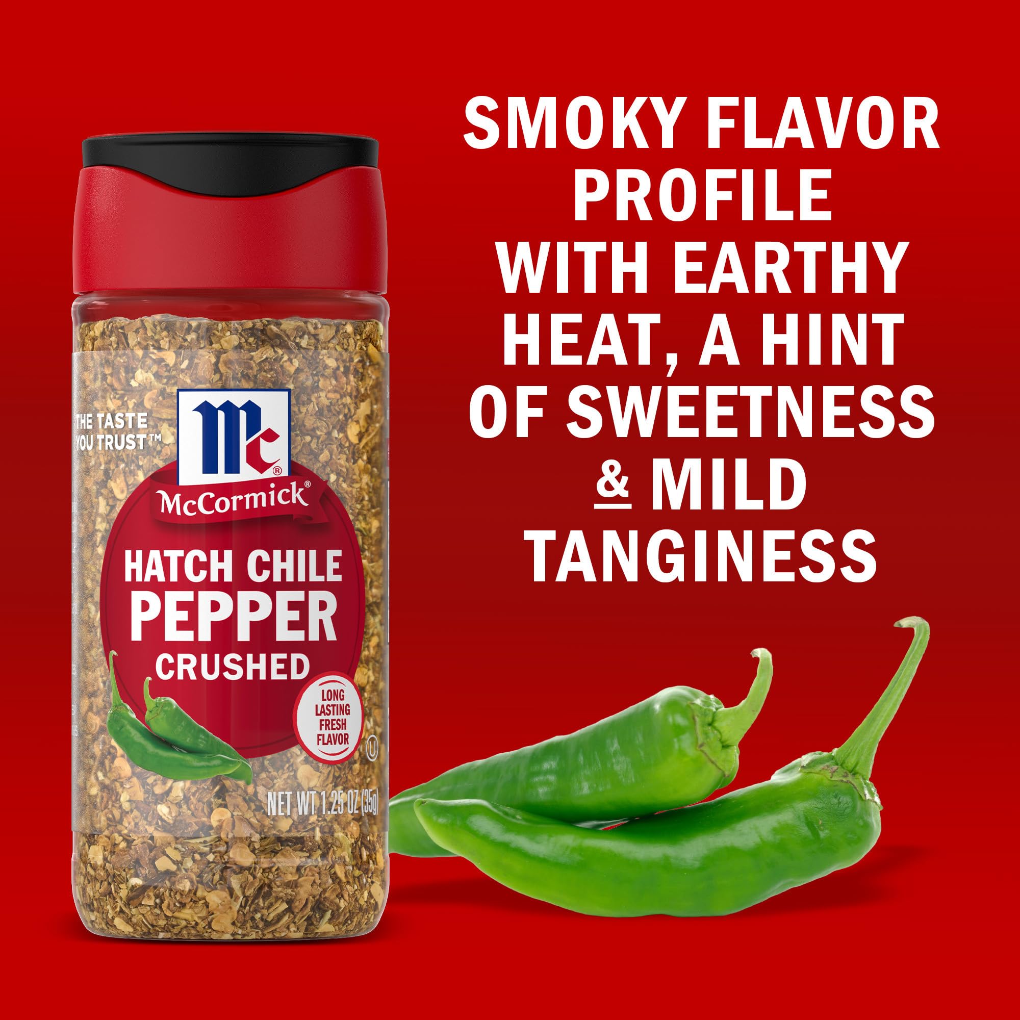 McCormick Hatch Chile Pepper crushed mixed into dips for brightness