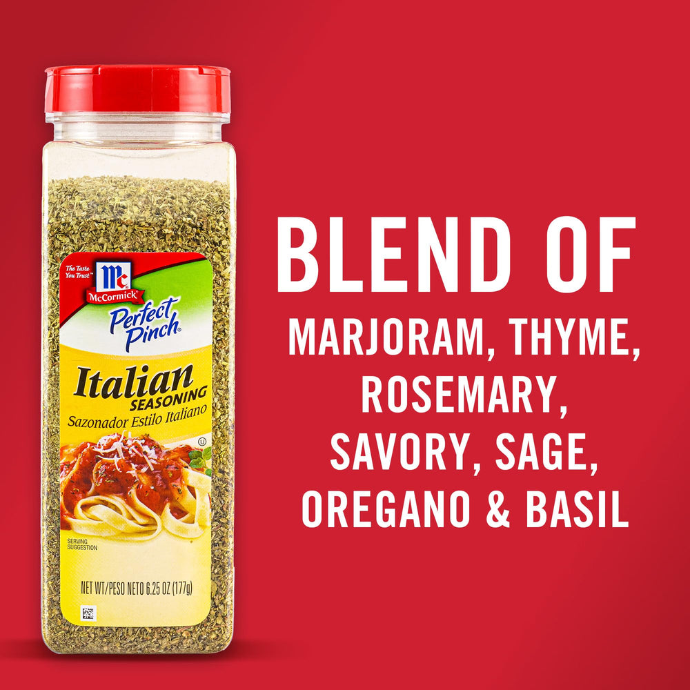 McCormick Italian Seasoning baked ziti image shows Italian essence