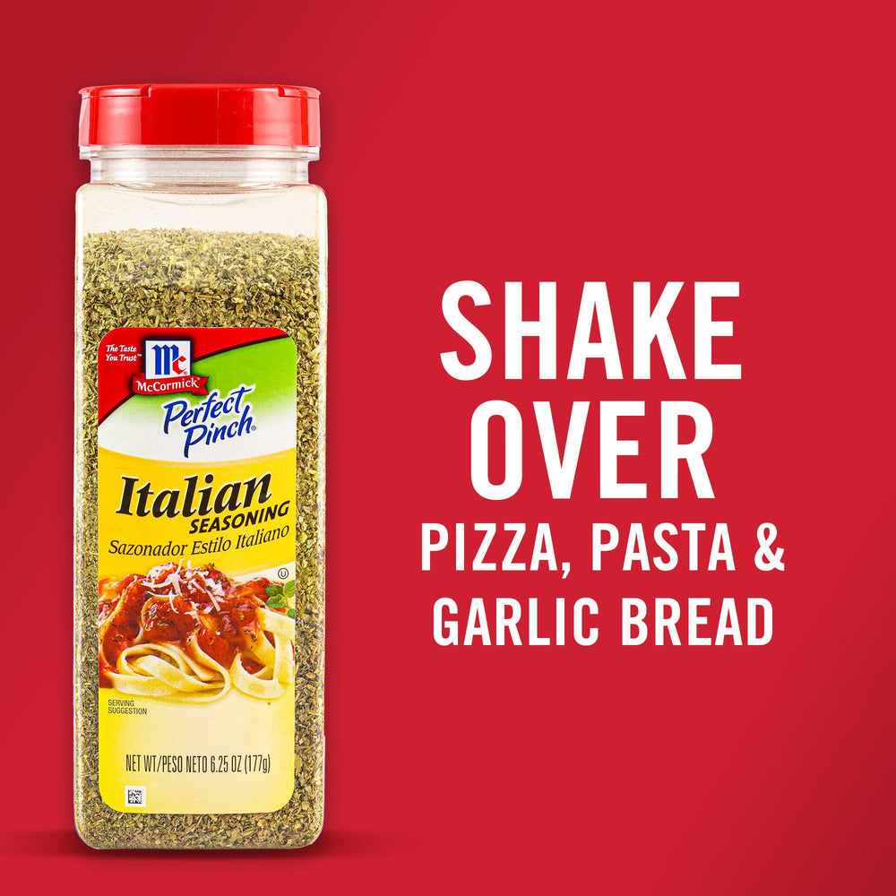 McCormick Italian Seasoning herbs close-up emphasizes fresh natural ingredients