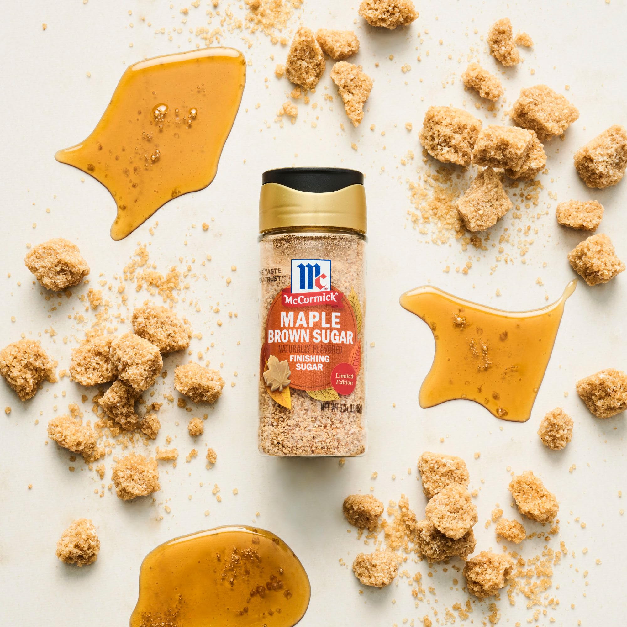 McCormick Finishing Sugar stir into hot chocolate for a cozy maple twist.
