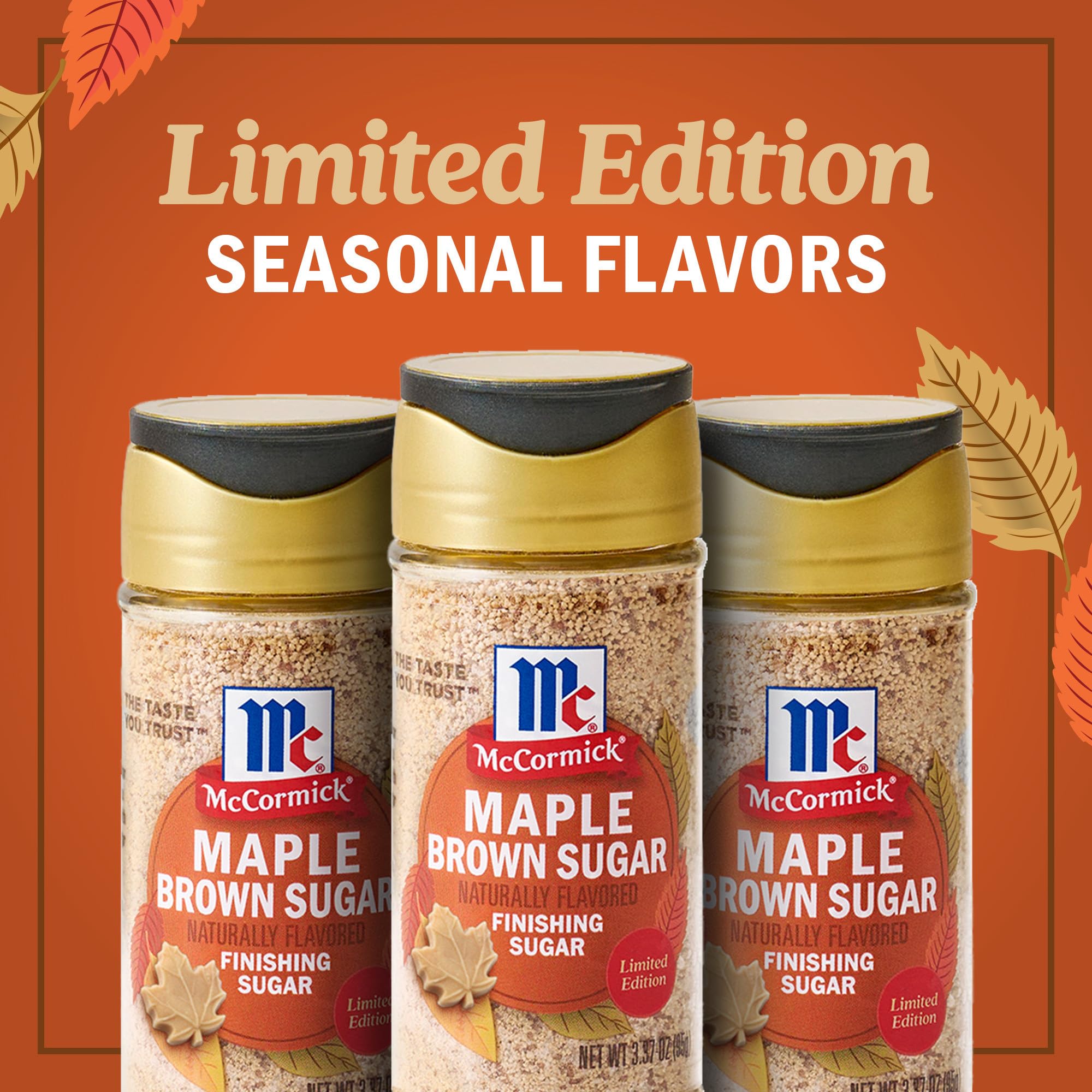 McCormick Elevates lattes with a sweet maple-brown sugar finish.