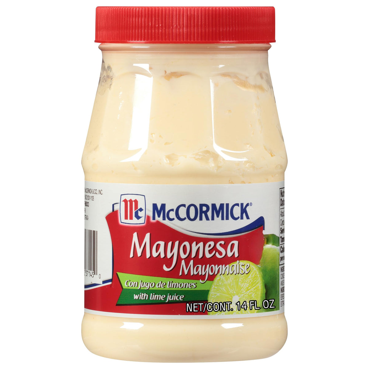 McCormick Mayonnaise with Lime bottle pour adds tangy creaminess to sandwiches.