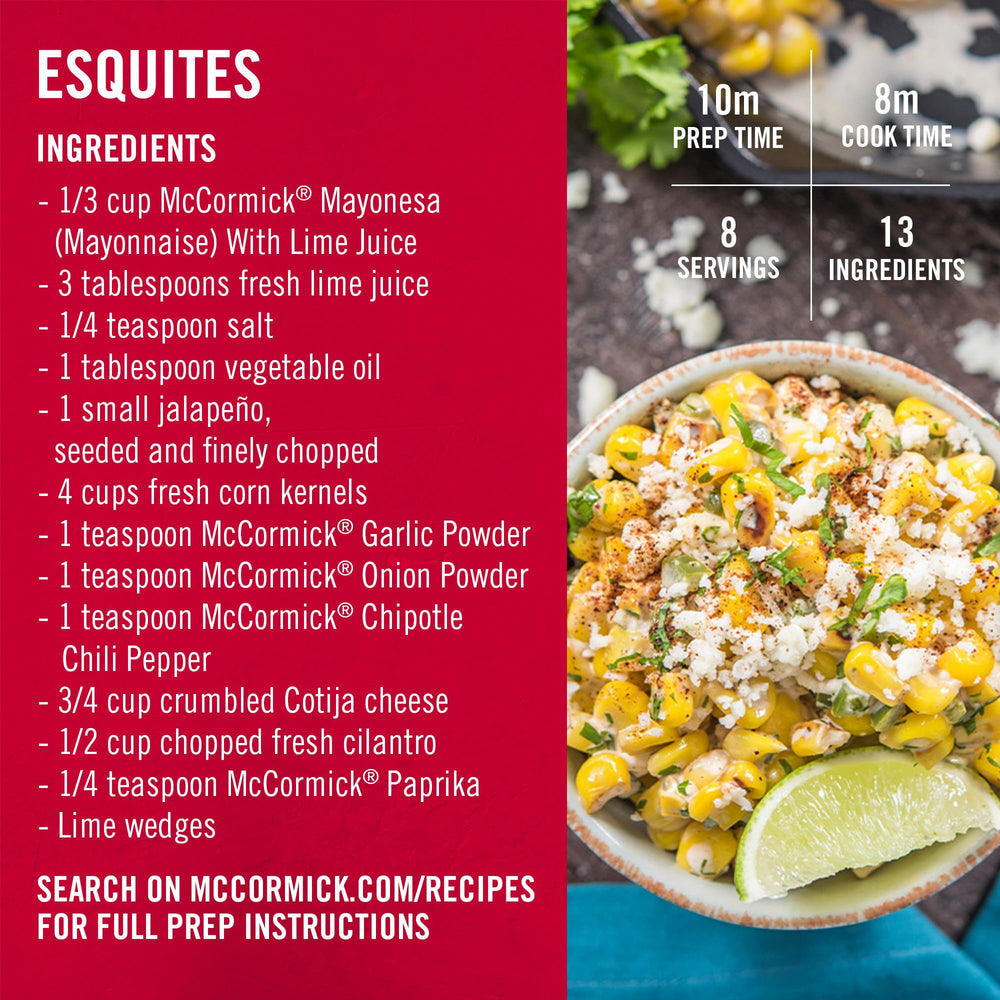 McCormick Mayonnaise with Lime grilled chicken topping boosts moisture and flavor.