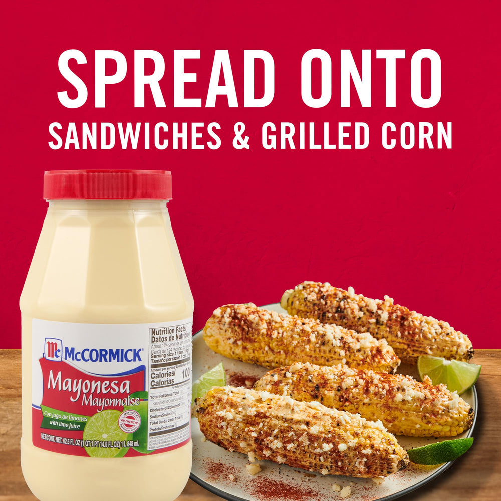 McCormick Mayonnaise Lime Juice in burrito wrap