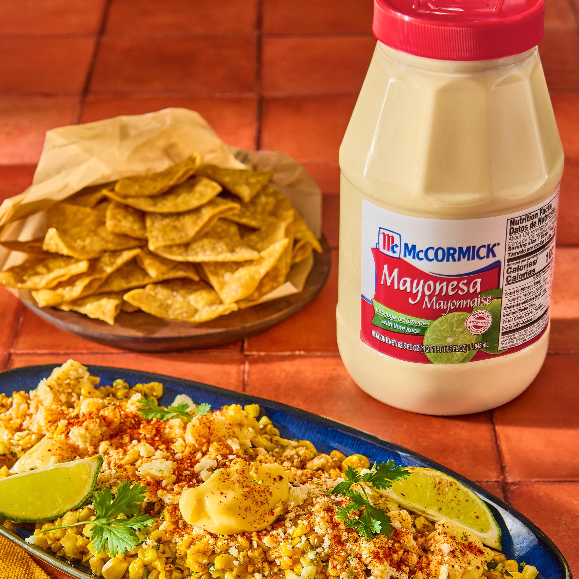McCormick Mayonnaise with Lime Juice spread on a sandwich