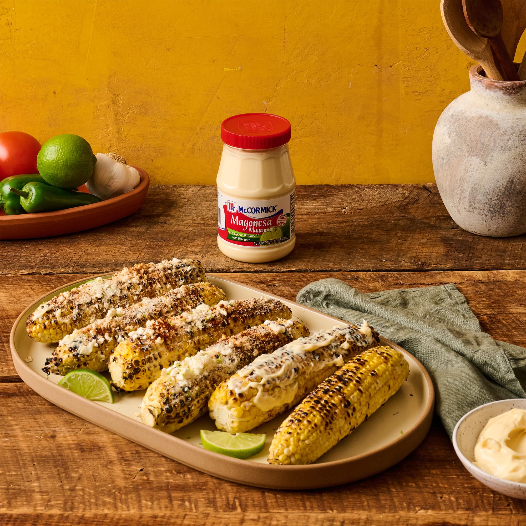 McCormick Mayonnaise with Lime potato salad adds smooth lime creaminess.