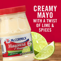 McCormick Mayonnaise with Lime taco filling brightens tacos with creamy lime tang.
