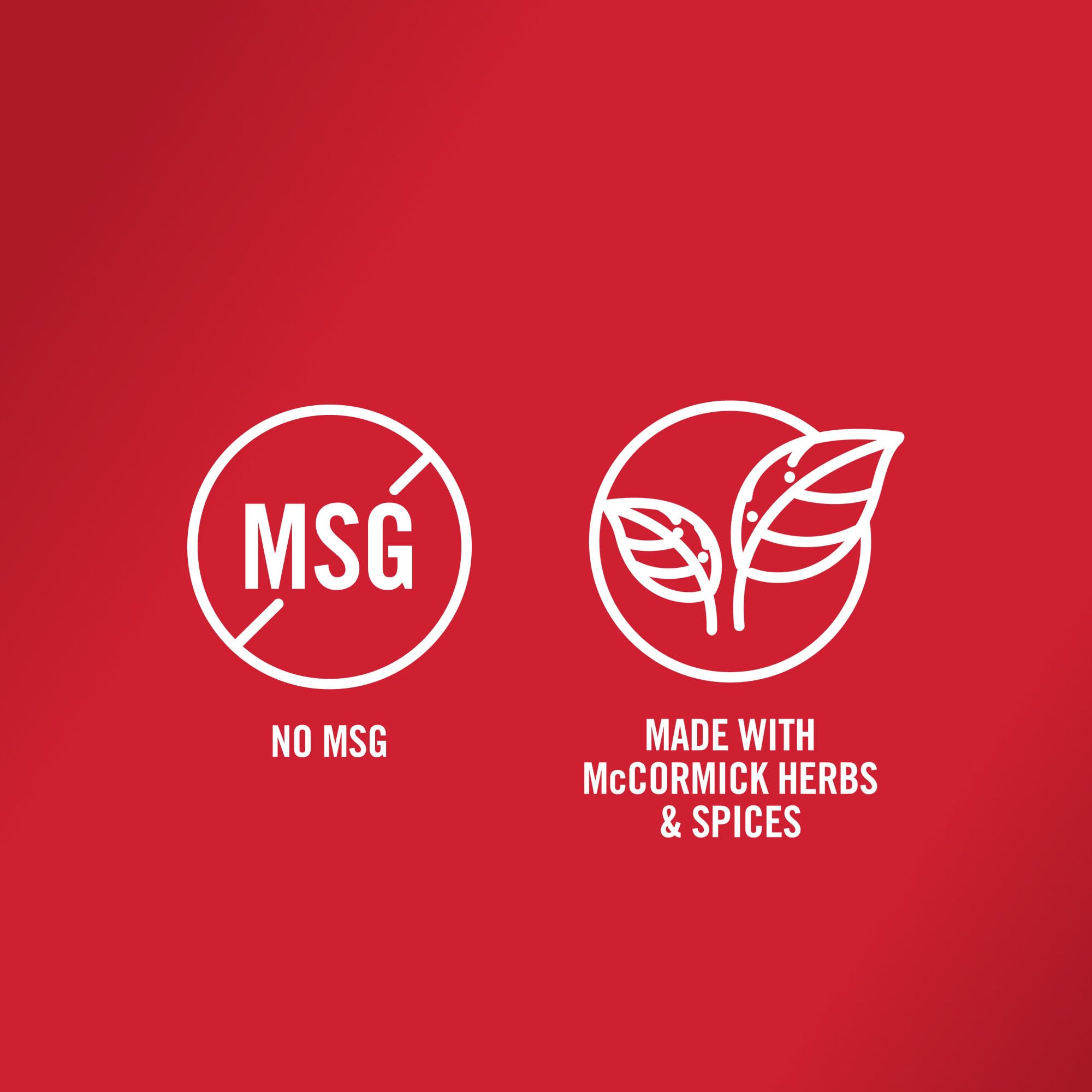 Natural herbs in McCormick Meat Loaf Seasoning ingredients