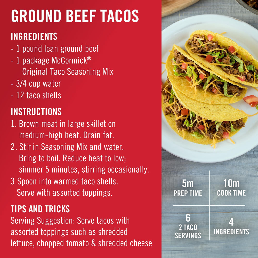 7-layer dip elevated by McCormick Mild Taco Seasoning