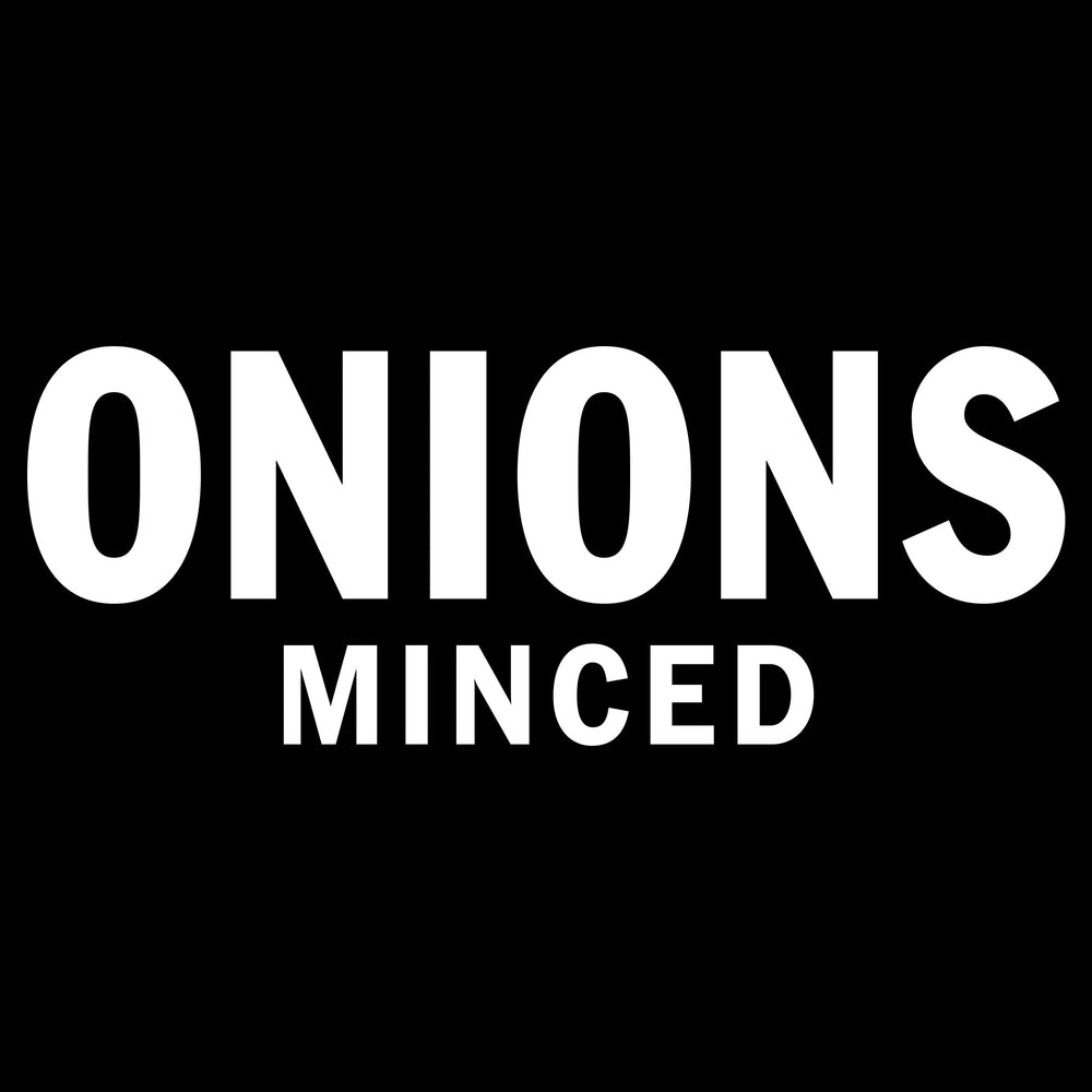 Minced onions sprinkled on pasta sauce for extra savory richness.