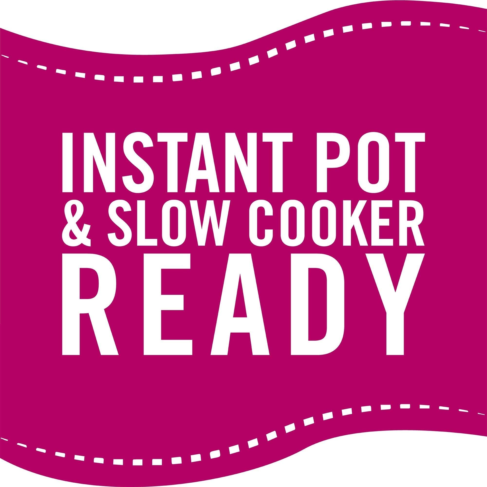 Slow cooker setup with McCormick Mississippi Roast seasoning and tender results