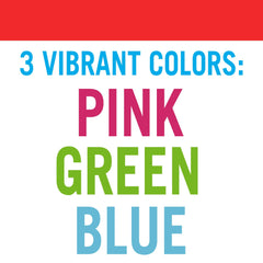 McCormick Neon blue bottle creates bold hues for cupcakes and cookies.