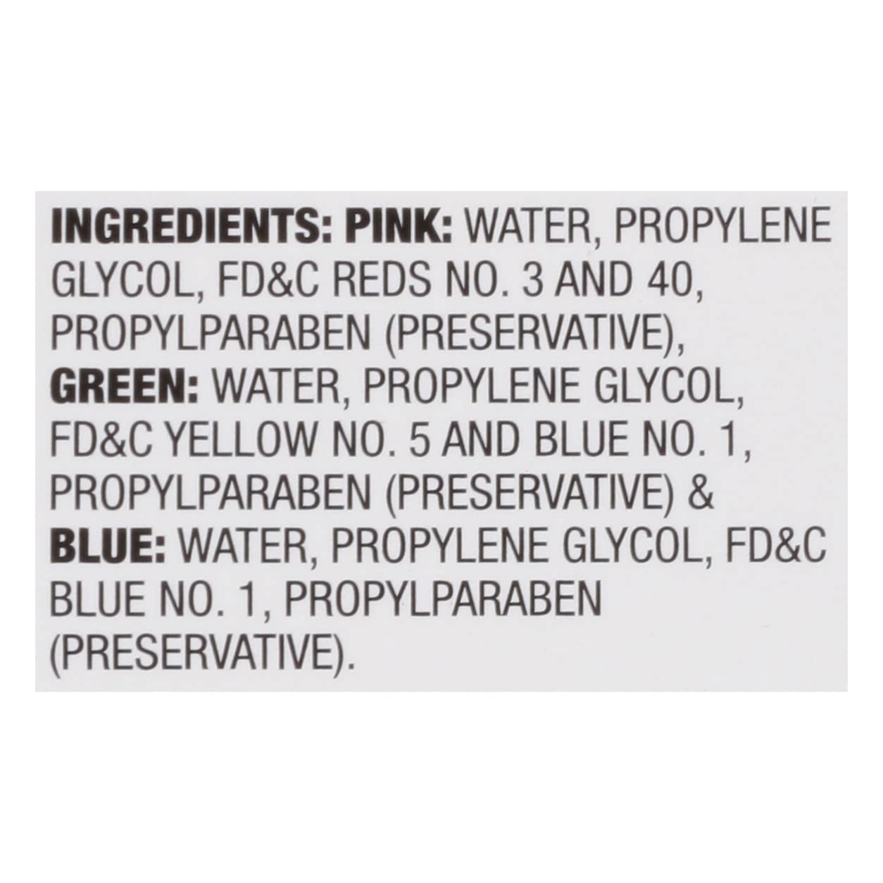 McCormick Neon green bottle adds lively tint to icing and Easter treats.