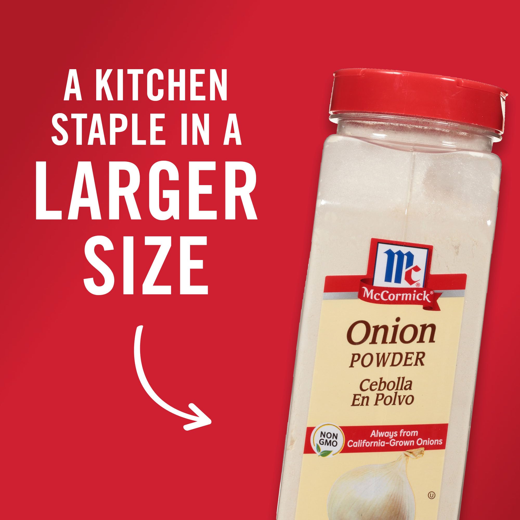 McCormick Onion Powder California-grown onions ensure consistent flavor.