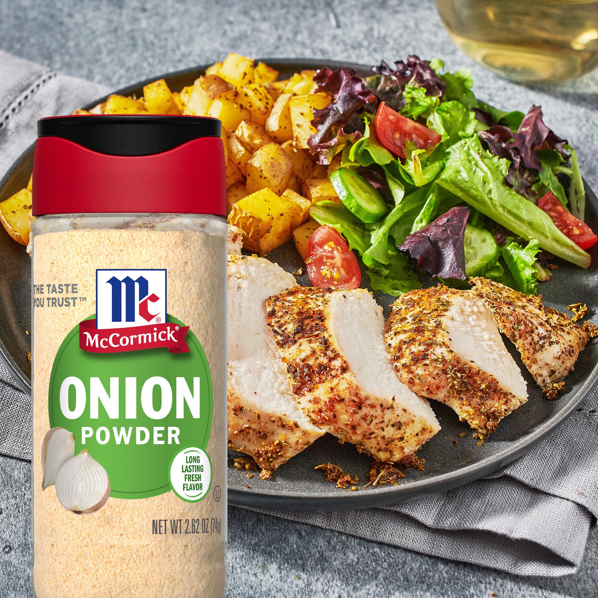 Mexican-inspired dish flavored with McCormick Onion Powder for warmth.