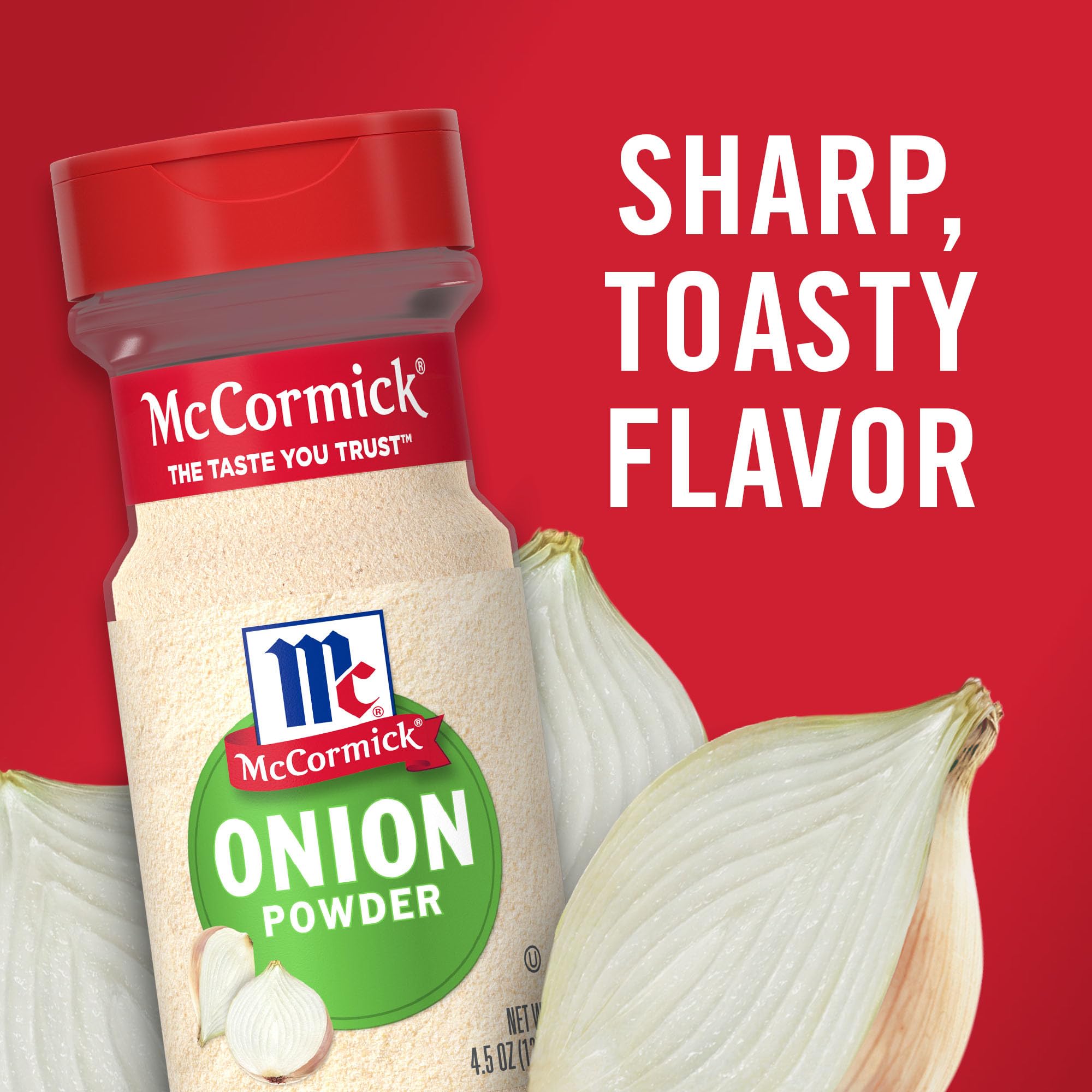 McCormick Onion Powder used with vegetables in a dish.