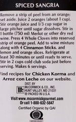McCormick Organic Cinnamon Sticks raw sticks on counter, ideal for simmered recipes.