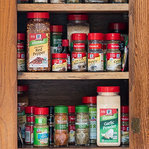 McCormick Organic Crushed Red Pepper kitchen counter ready