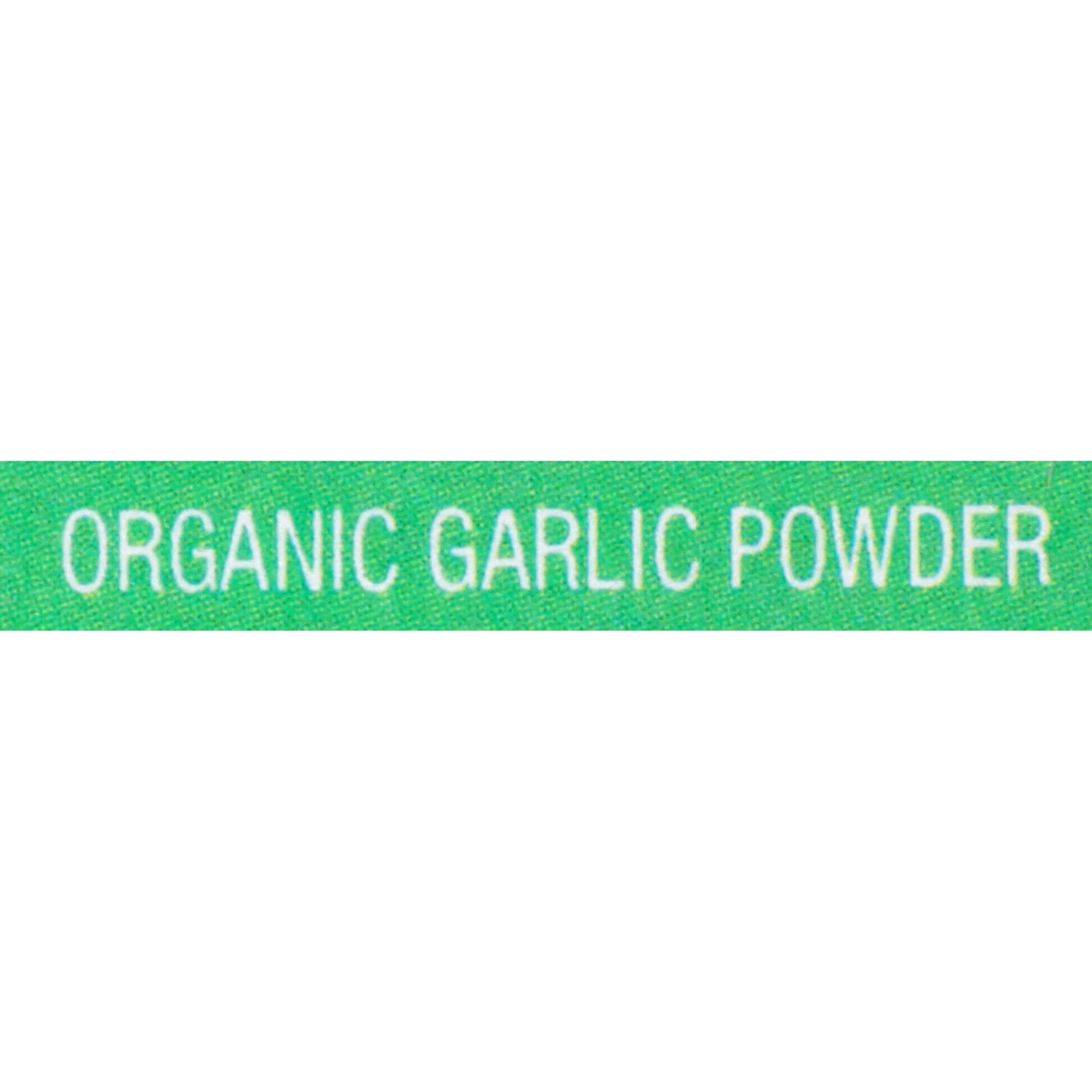 Pantry-ready McCormick Organic Garlic Powder keeps flavor on hand.