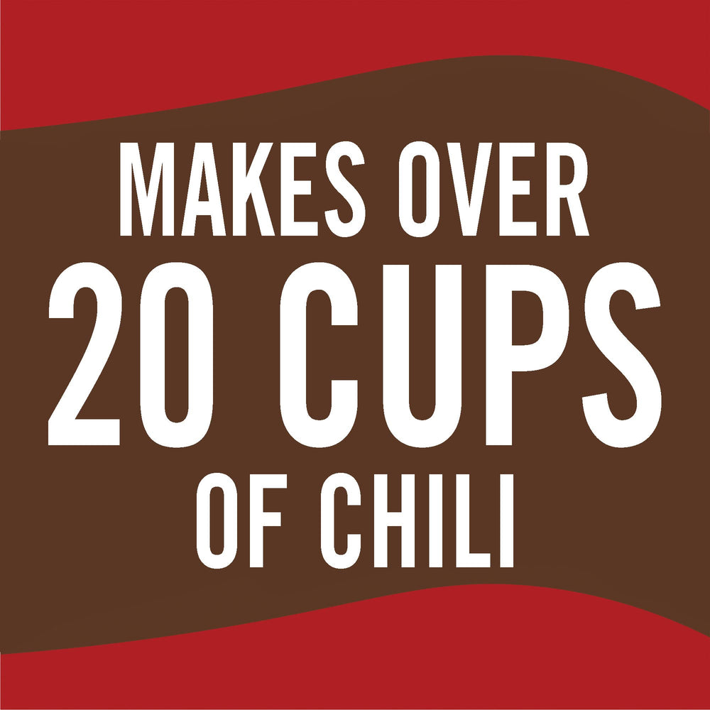 Baked beans flavored with McCormick Original Chili Seasoning Mix