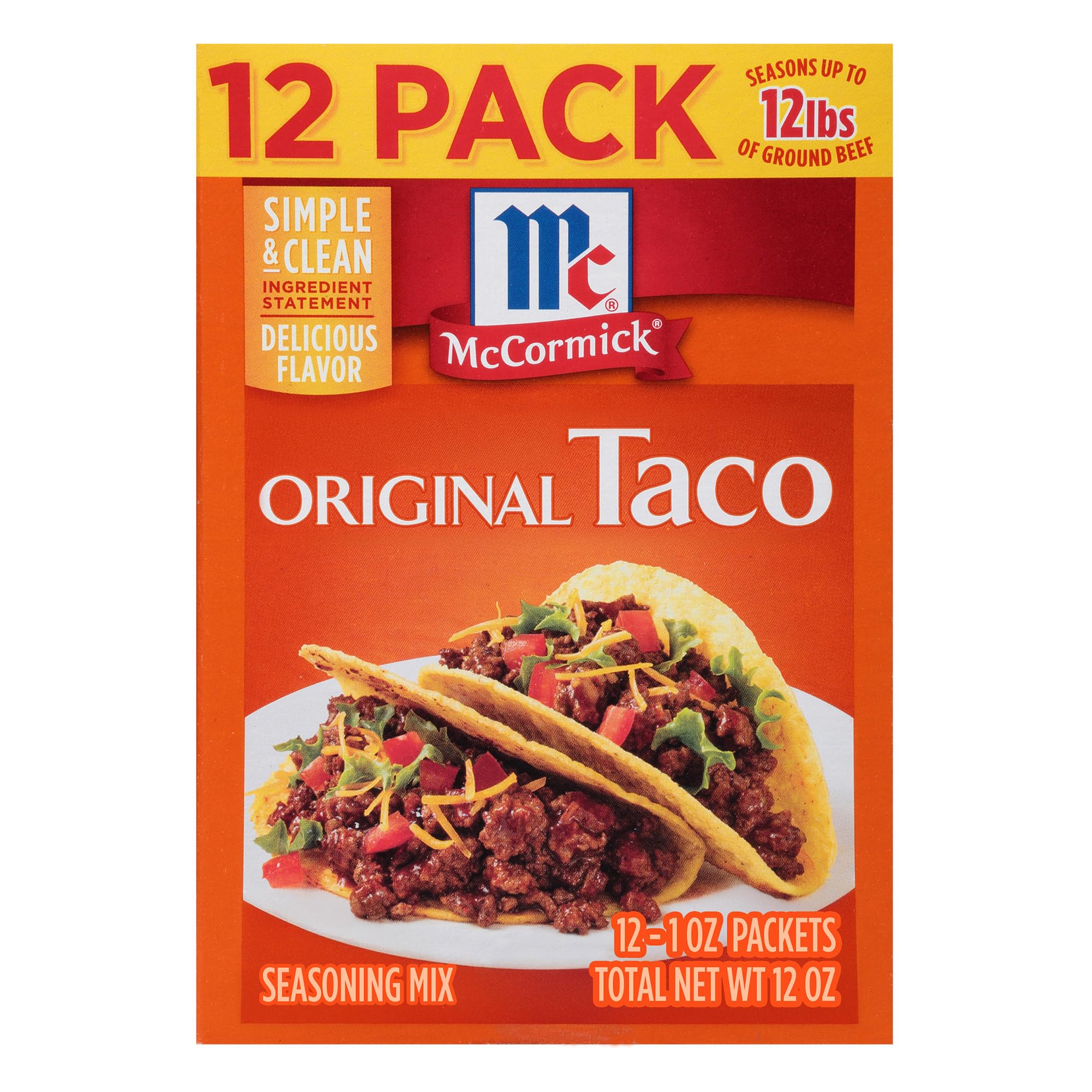 McCormick Original Taco Seasoning bottle ready to flavor family meals.
