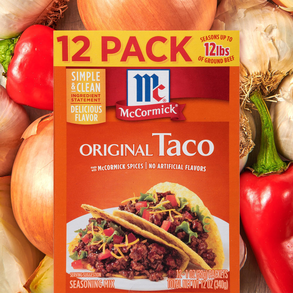 McCormick Original Taco Seasoning boosts dips and toppings.