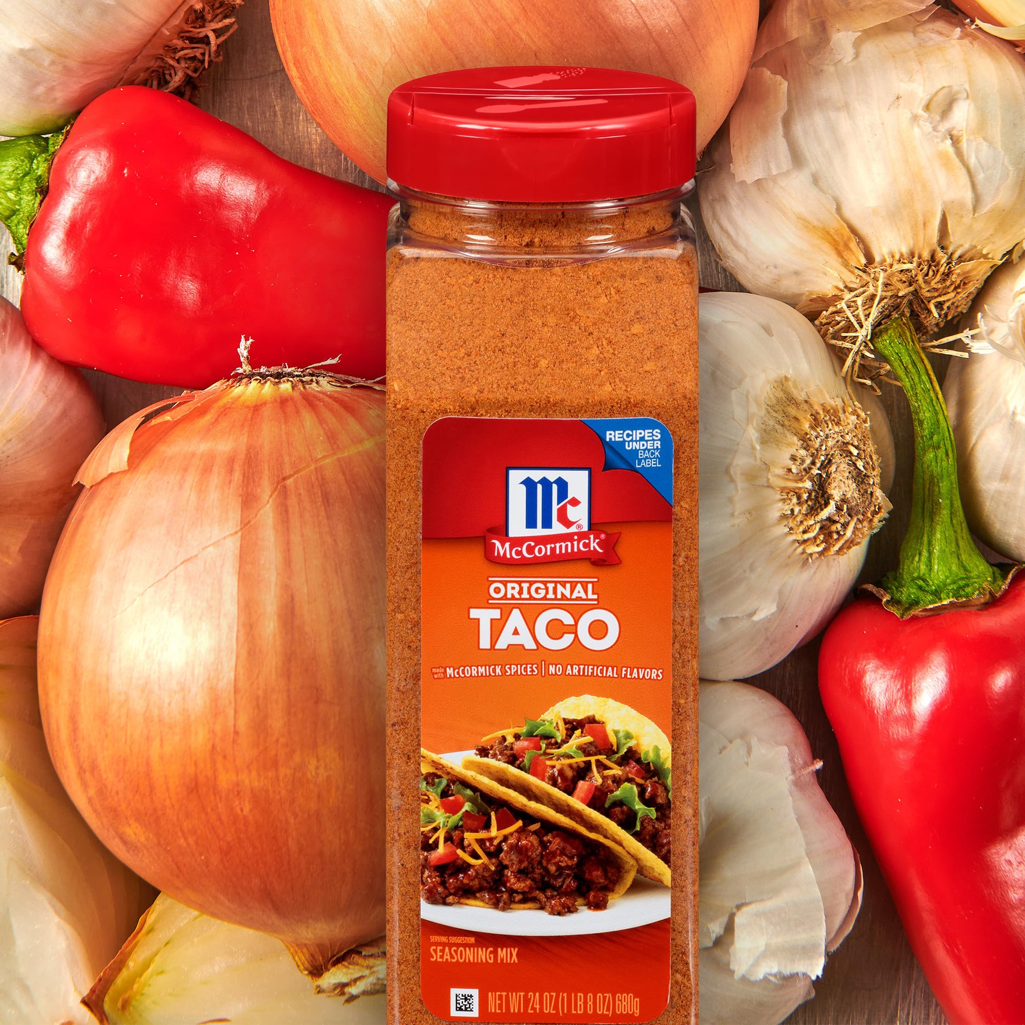 Fajitas sizzling with McCormick Original Taco Seasoning Mix