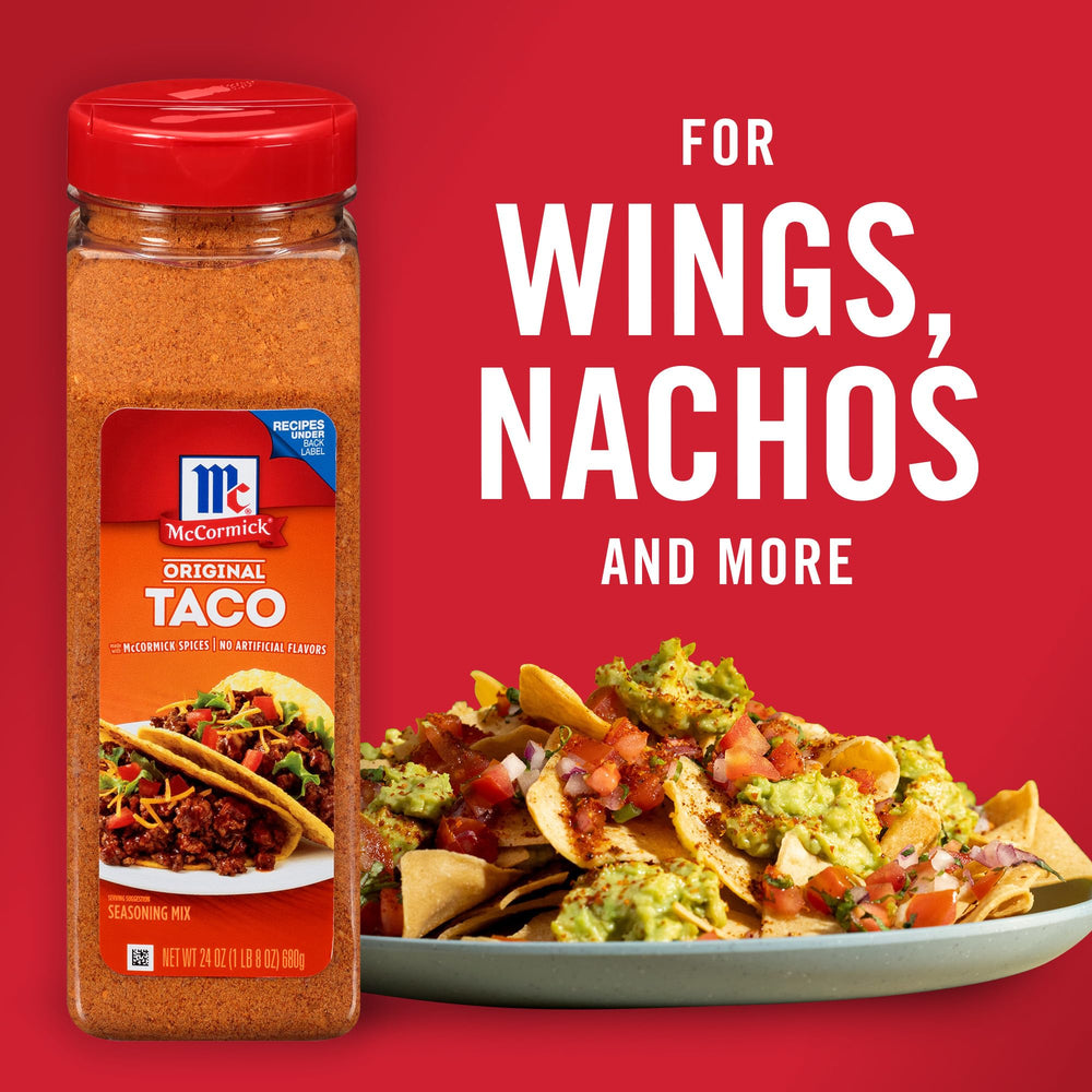 No MSG label on McCormick Original Taco Seasoning Mix