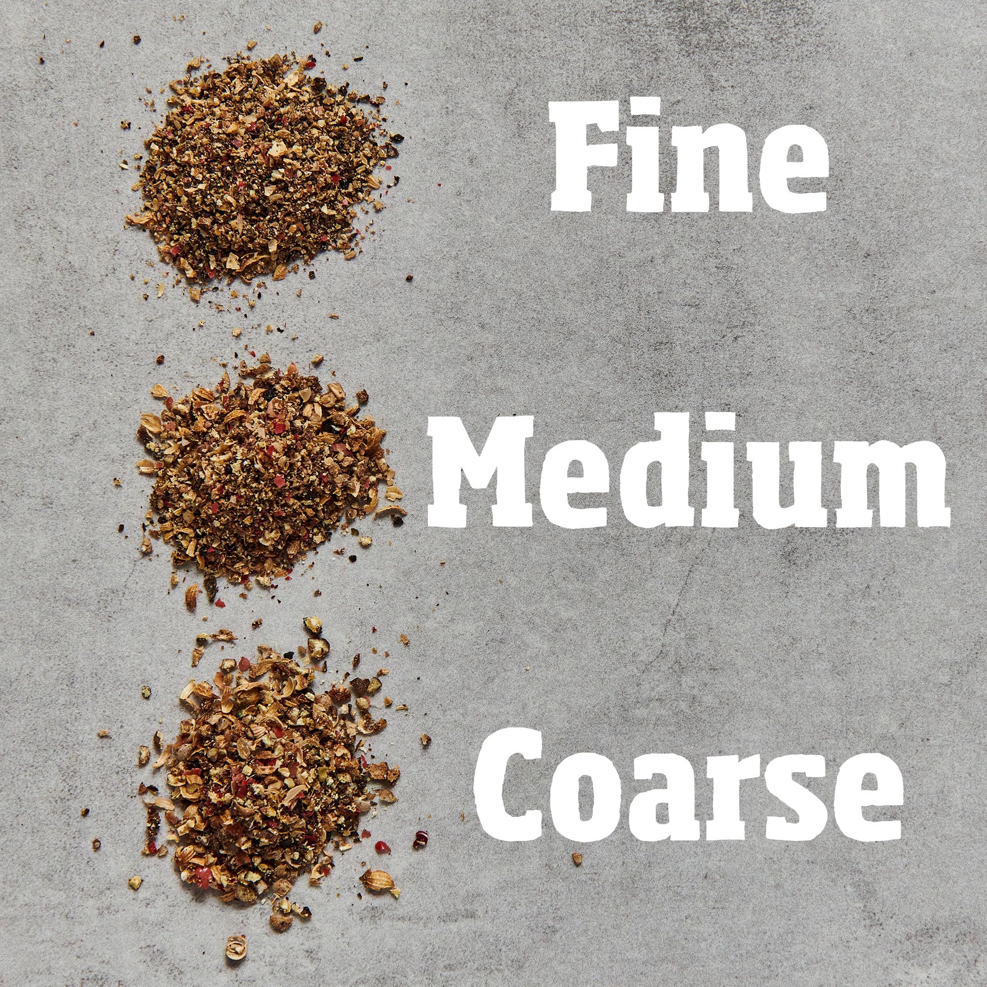McCormick Peppercorn Medley coarse grind rubs create bold crusts.