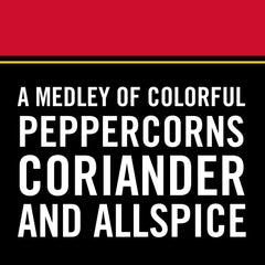 McCormick Peppercorn Medley Grinder adjust demonstrates coarse to fine control.