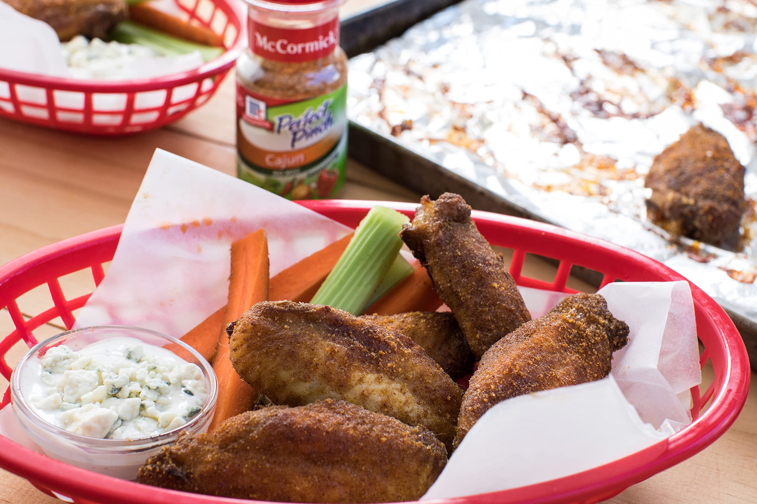 McCormick Perfect Pinch Cajun Seasoning dry rub for vegetables
