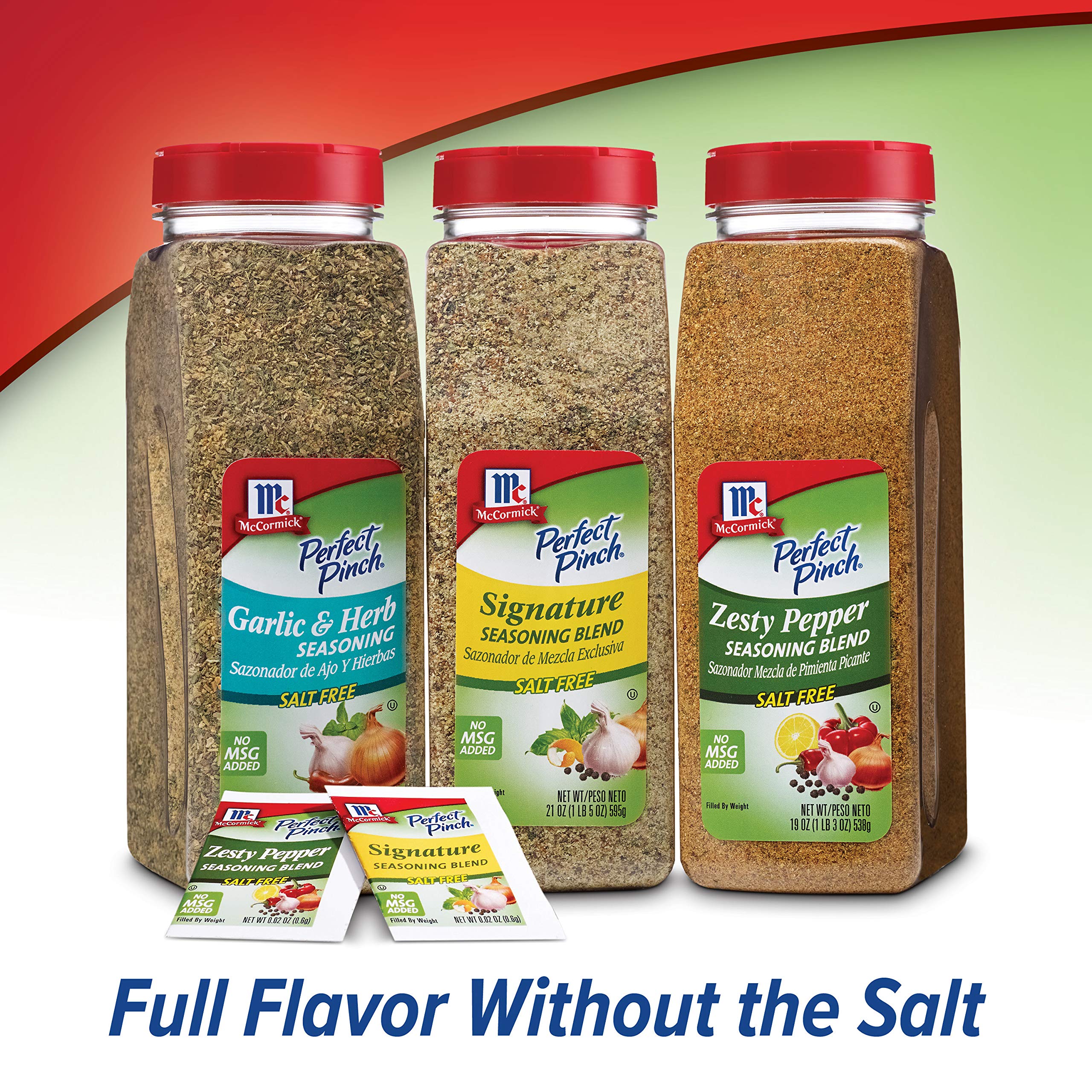 McCormick Perfect Pinch Garlic & Herb Seasoning on roasted potatoes for a fragrant finish
