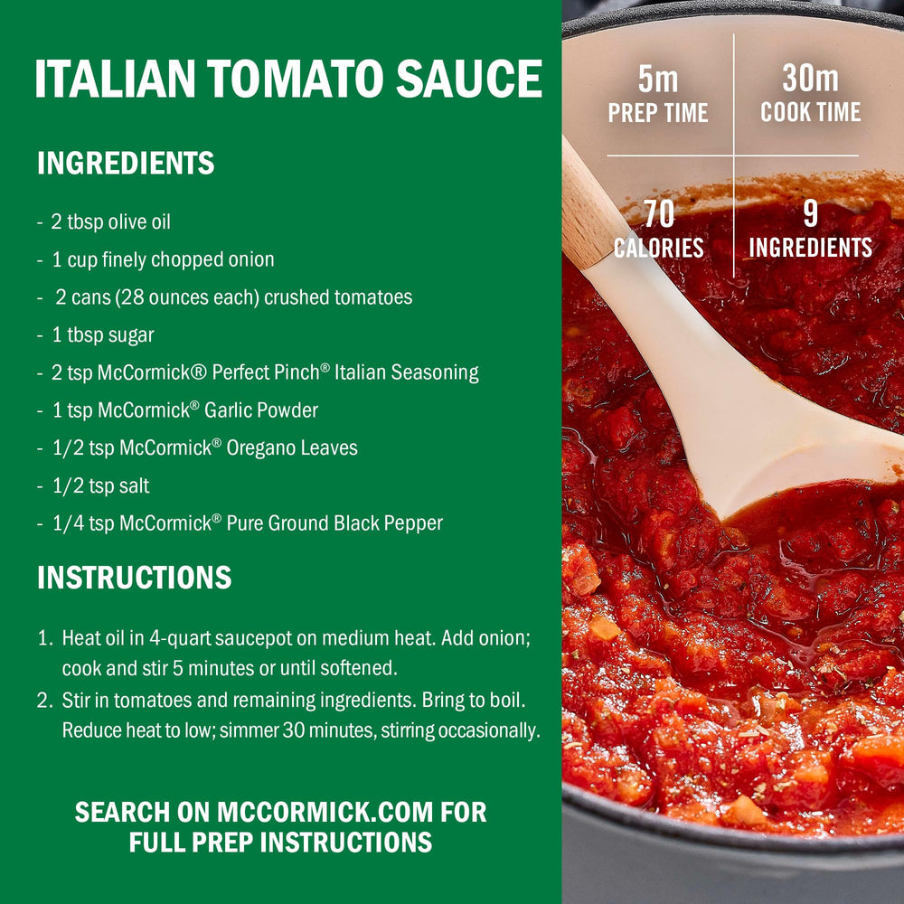 Chicken dish seasoned with McCormick Perfect Pinch Italian Seasoning