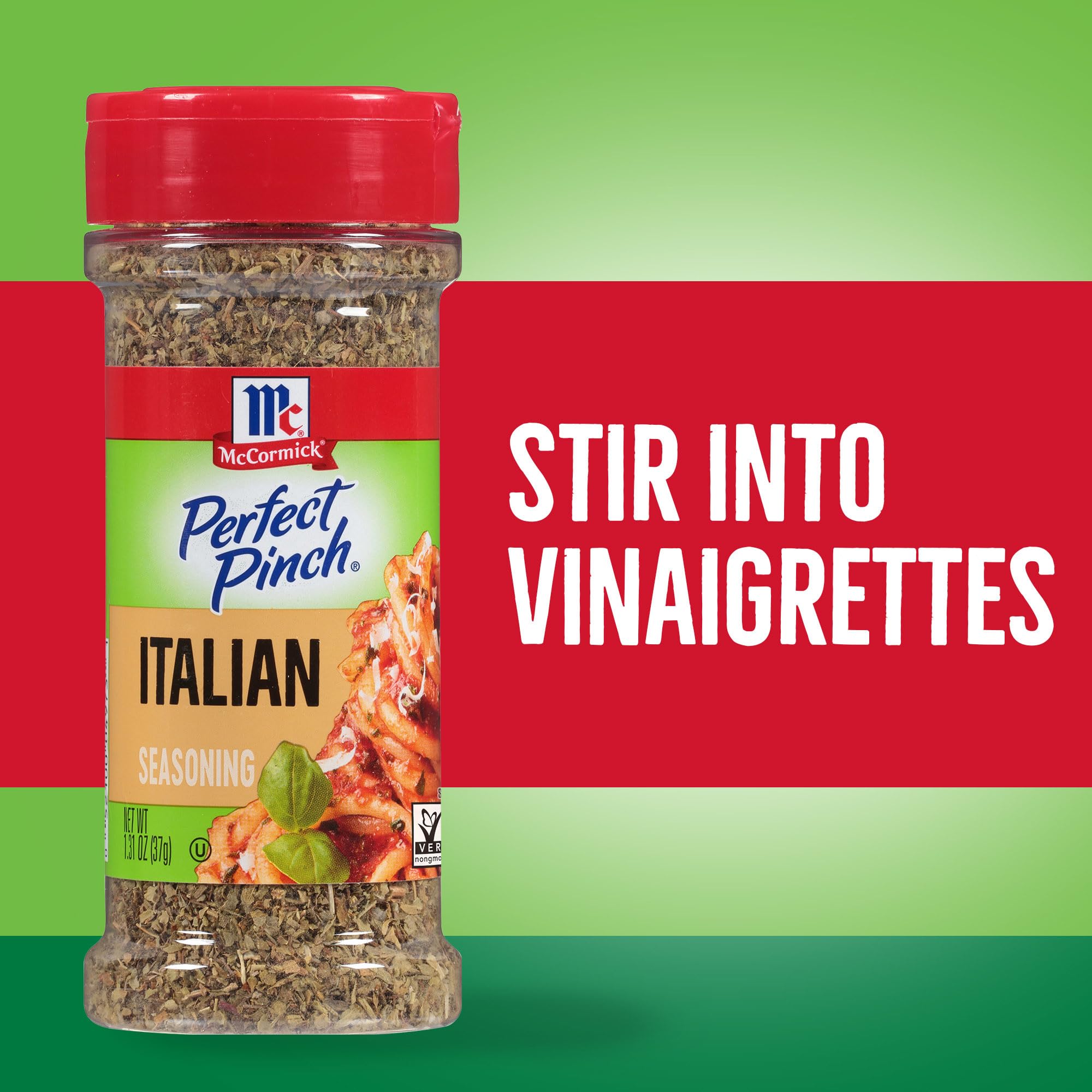 Close-up of herbs in McCormick Perfect Pinch Italian Seasoning