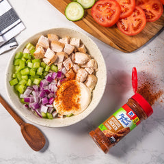 Gluten-free McCormick Perfect Pinch Rotisserie Chicken Seasoning option for lean meals