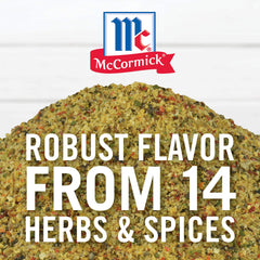McCormick Perfect Pinch Signature Salt Free Seasoning ingredients list features onion and citrus