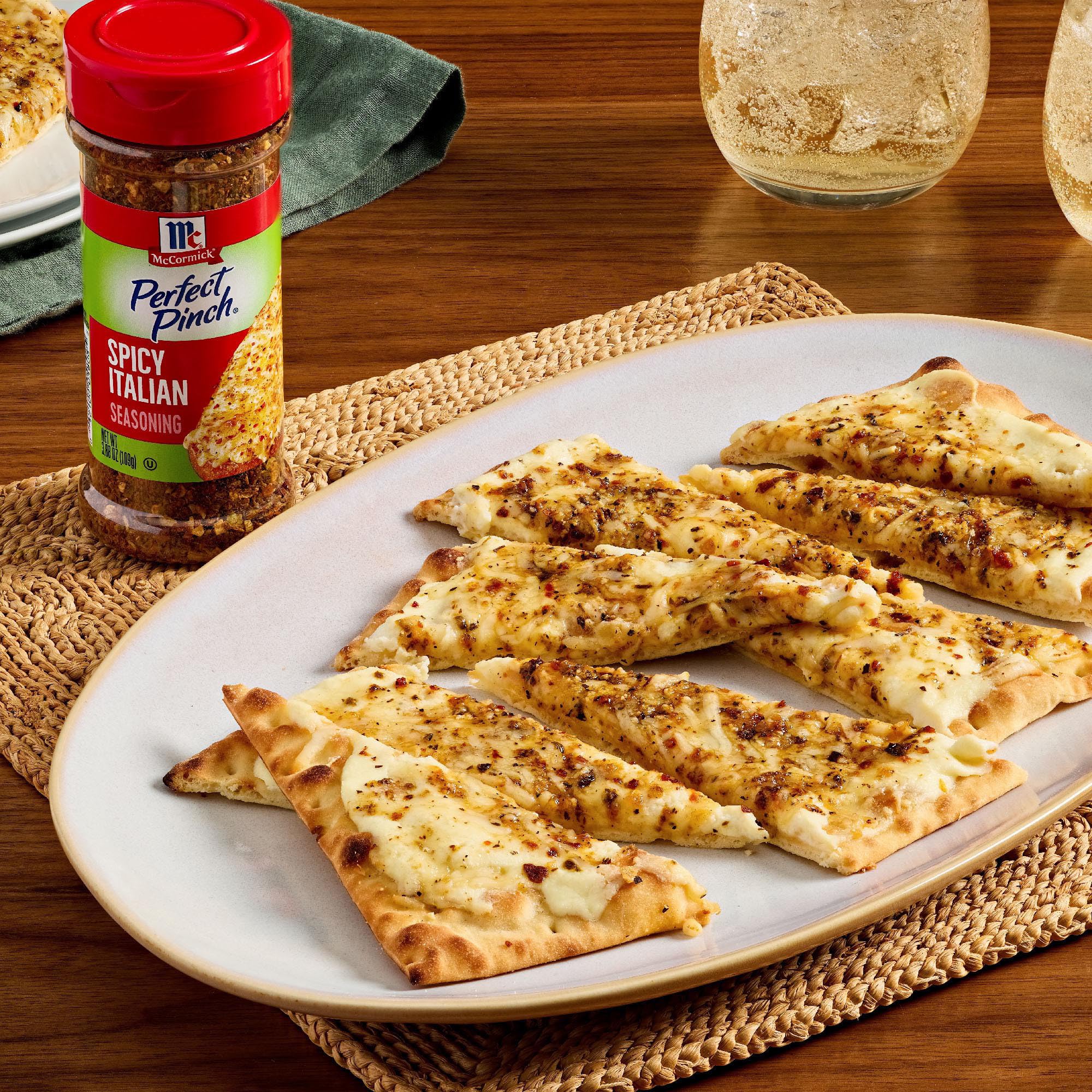 McCormick Perfect Pinch Spicy Italian added to marinades for flavorful weeknight sauces.