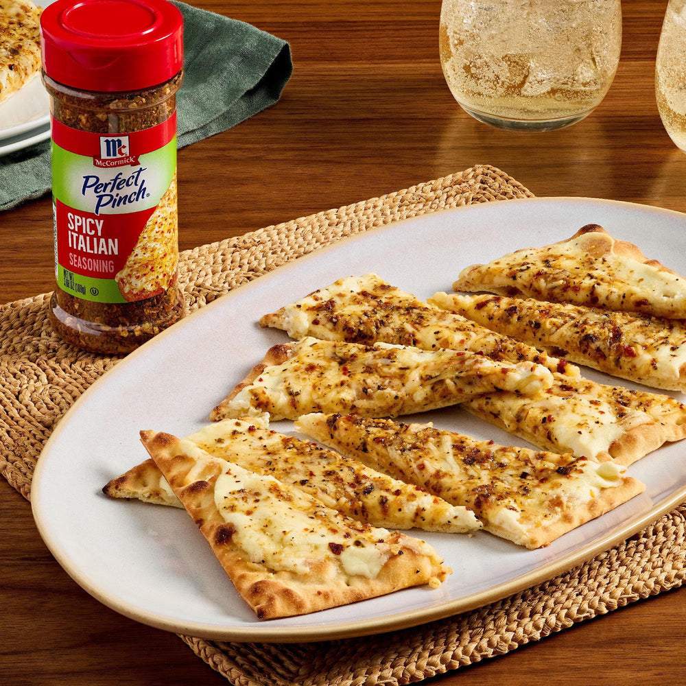 McCormick Perfect Pinch Spicy Italian added to marinades for flavorful weeknight sauces.