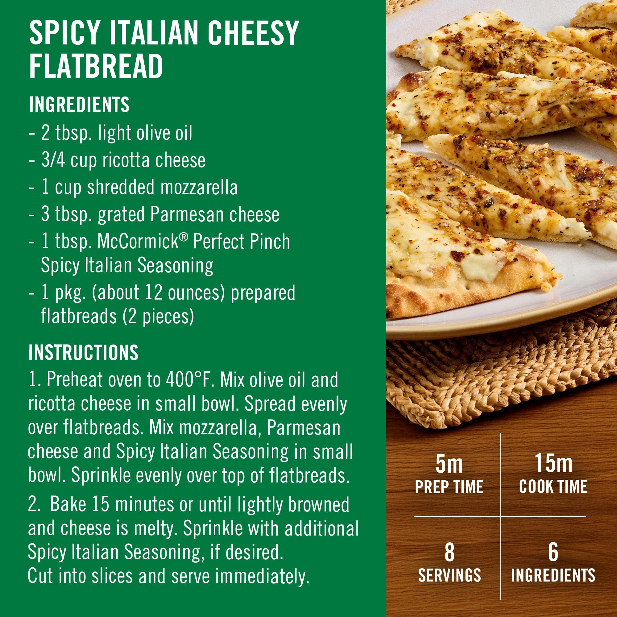 McCormick Perfect Pinch Spicy Italian stirred into marinara sauce to elevate flavor.