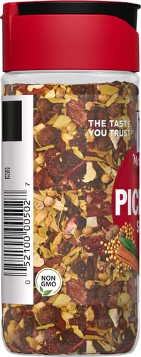 McCormick Pickling Spice added to brines for depth