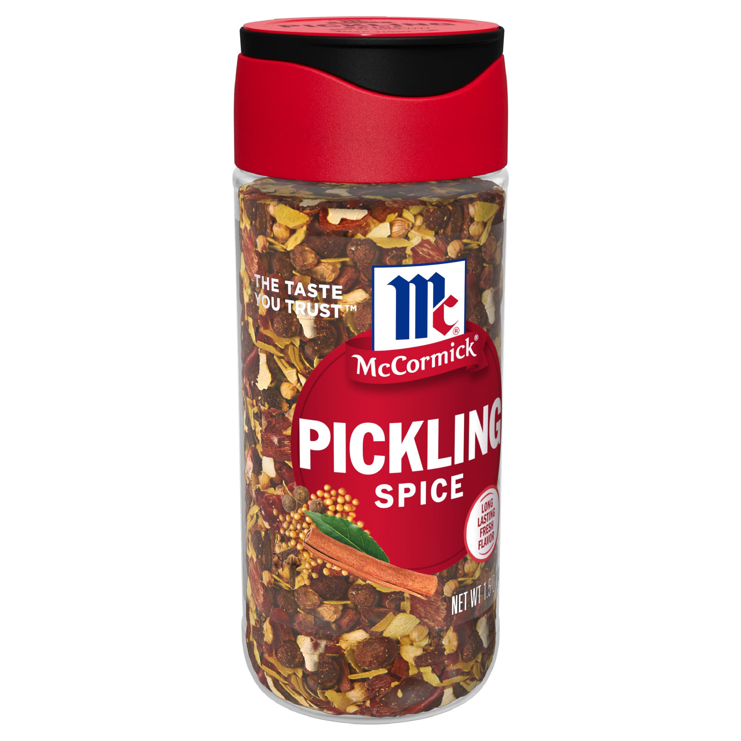 McCormick Pickling Spice jar closeup for bold pickles