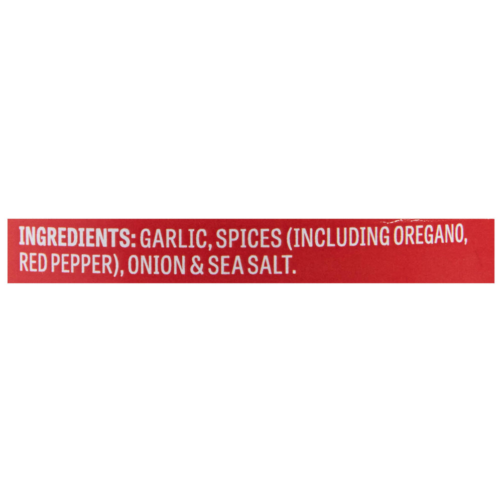 McCormick Pizza Topping Seasoning being poured adds crave-worthy flavor to pizza.