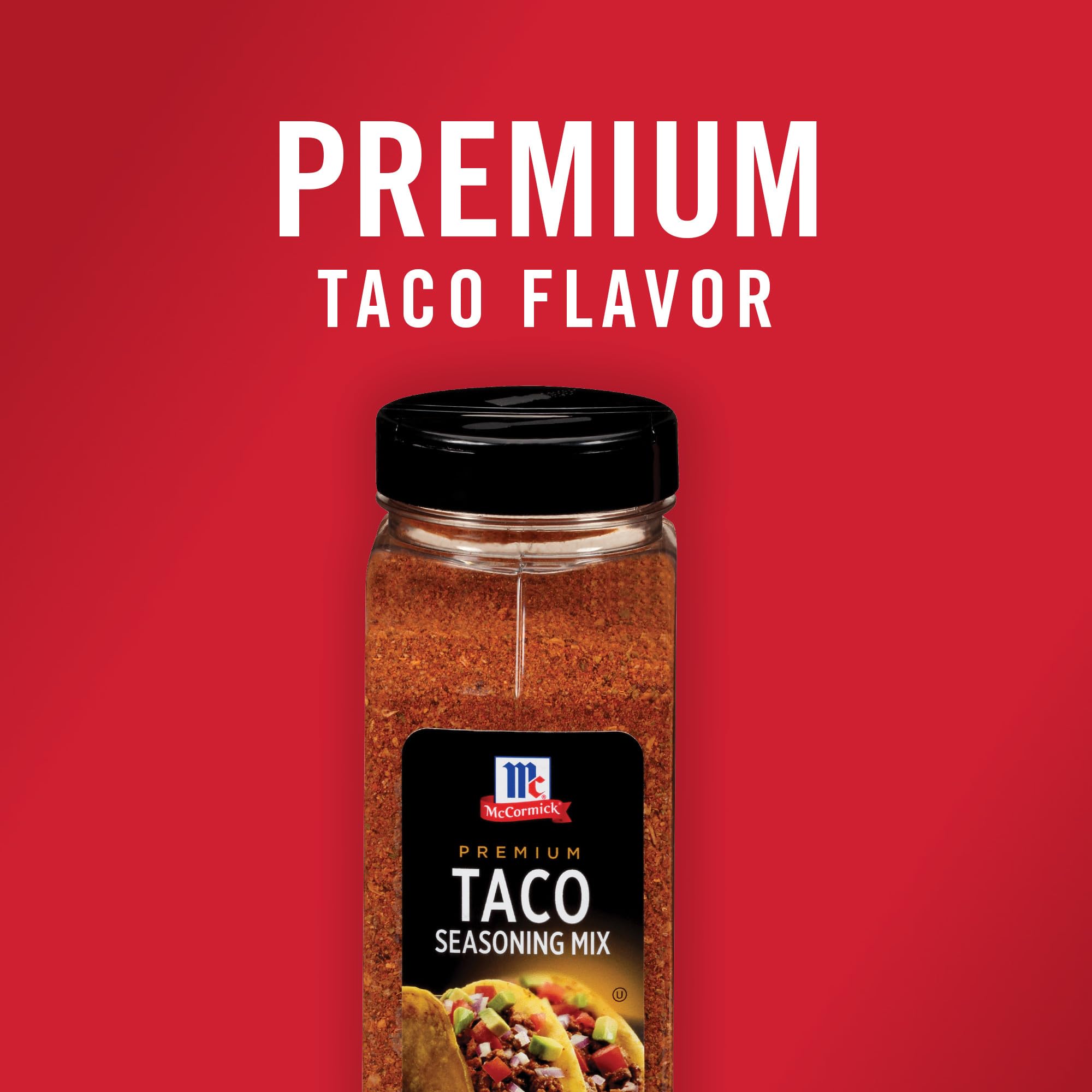 Dips and toppings elevated with McCormick Premium Taco Seasoning Mix