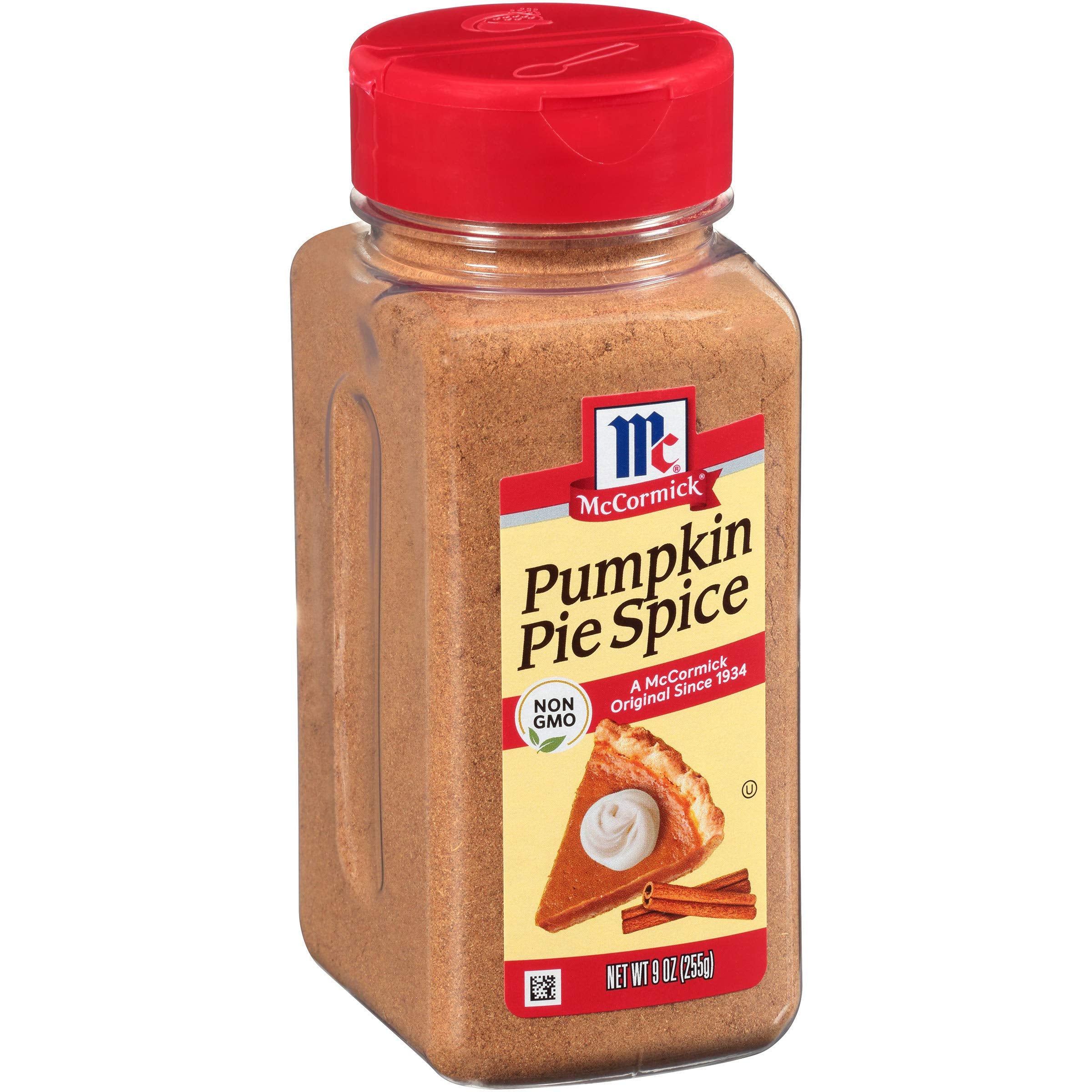 McCormick Pumpkin Pie Spice jar enhances baking with warm aroma