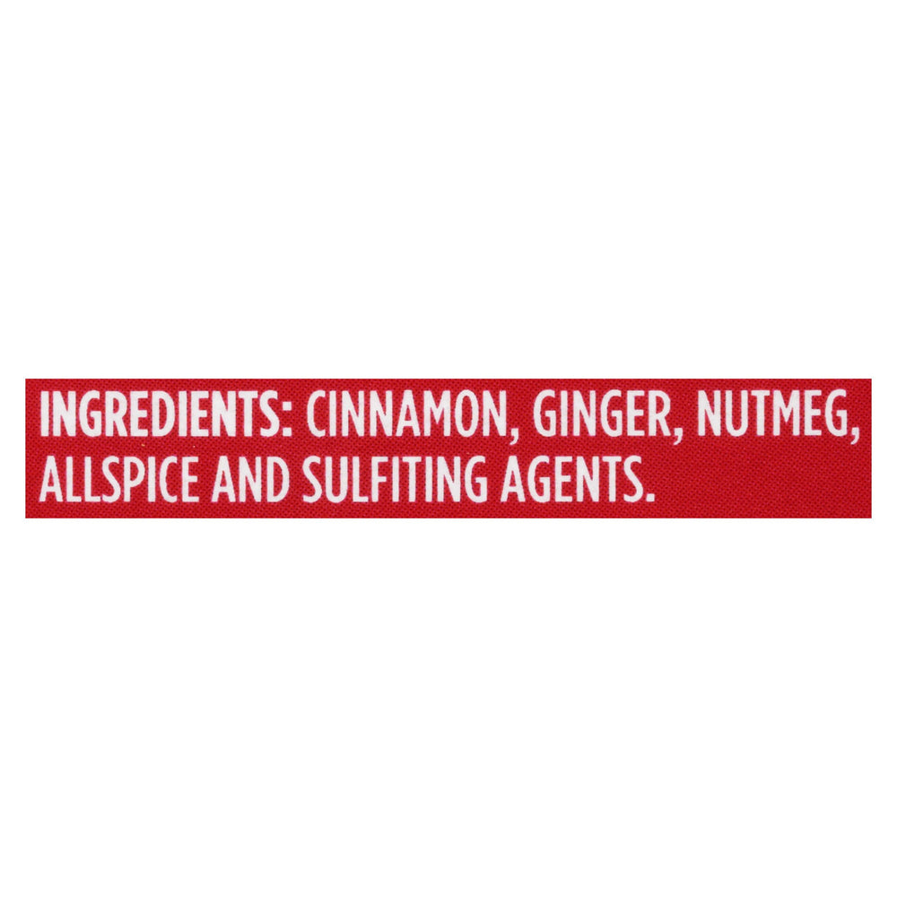 McCormick Pumpkin Pie Spice label shows premium autumn blend